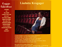 Tablet Screenshot of liselottekrogager.dk